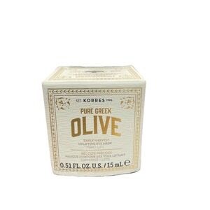 Korres Pure Greek Olive Early Harvest Firm and Lift Eye Mask 0.51 fl oz New